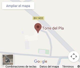 Mapa Torre del Pla
