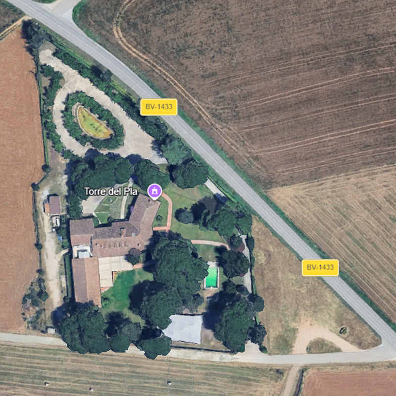 Mapa Torre del Pla